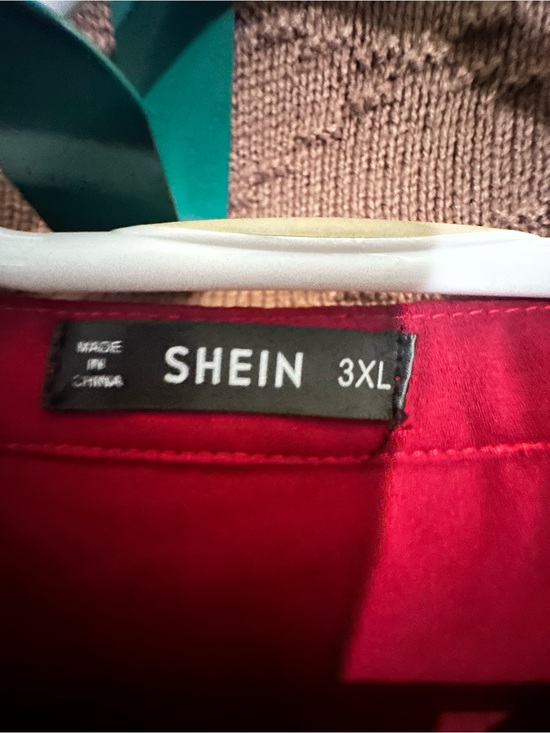 SHEIN Tops - SHEIN Red Blouse - 3XL